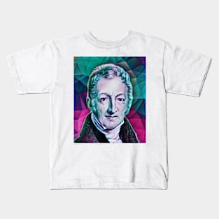 Thomas Robert Malthus Portrait | Thomas Robert Malthus Artwork 4 Kids T-Shirt